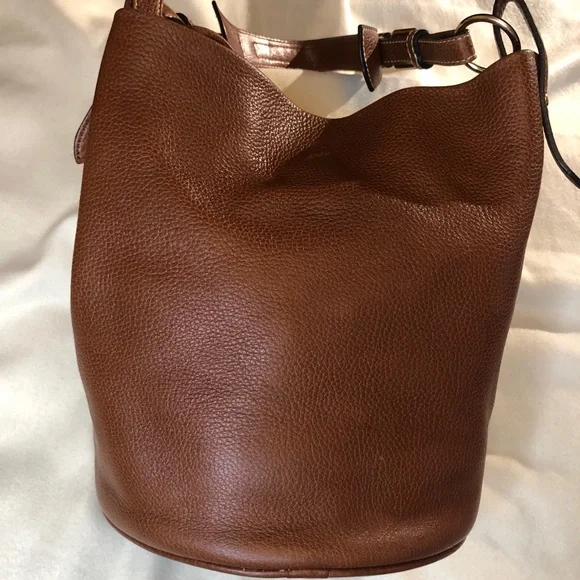 Dooney & Bourke Brown Pebbled Leather Hobo - Picture 5 of 16